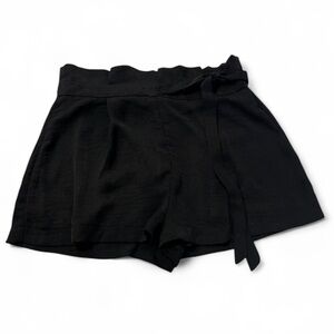 Favlux Black Rayon Shorts Size Large
